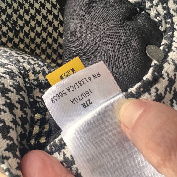 Houndstooth tweed Polo RL balloon pants - Picture 7 of 7